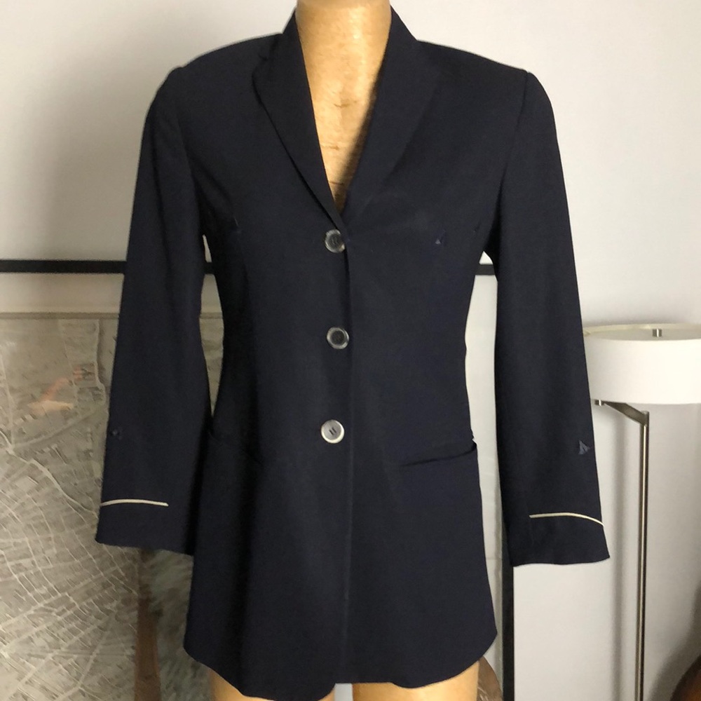 Jil sander navy blue blazer size S